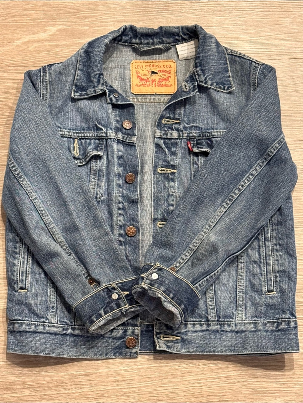 Vintage Levi's Blue Denim Trucker Jacket